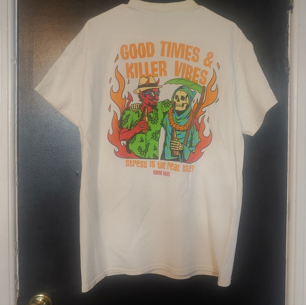 Grim Days Tee shirt Men's Good vibes